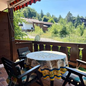 Balkon mit Blick