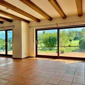 Wohnzimmer mit Ausblick