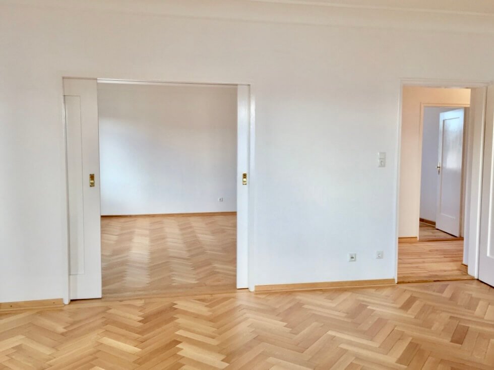 Schiebetür und Fischgrät