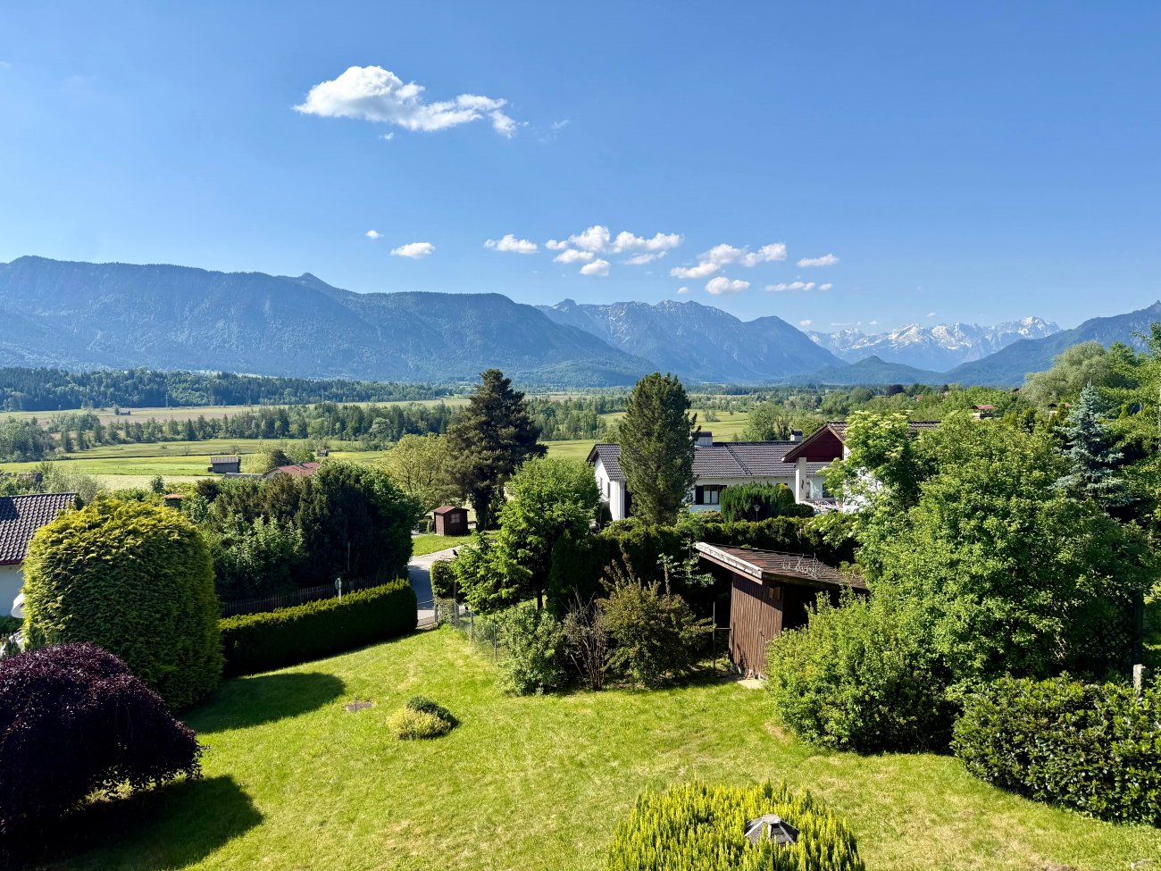 Ausblick vom Balkon